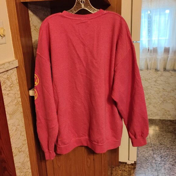 🆕 Urban Outfitters Nirvana Smile Overdyed Crewneck Sweashirt, S/M - Picture 6 of 16